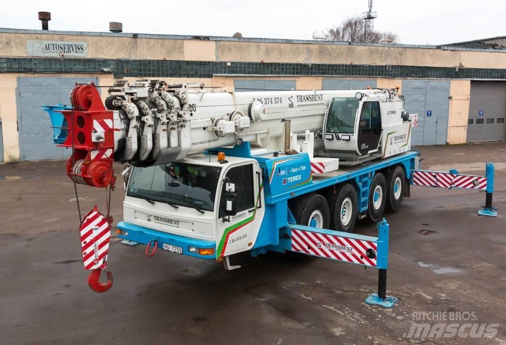 Terex AC80 Rabljene dizalice za težak teren