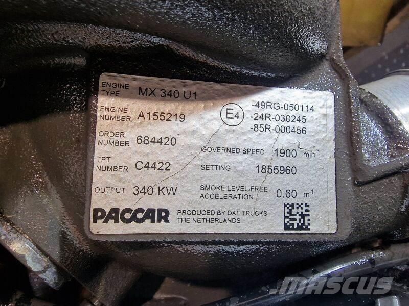 Paccar MX340U1 Motori