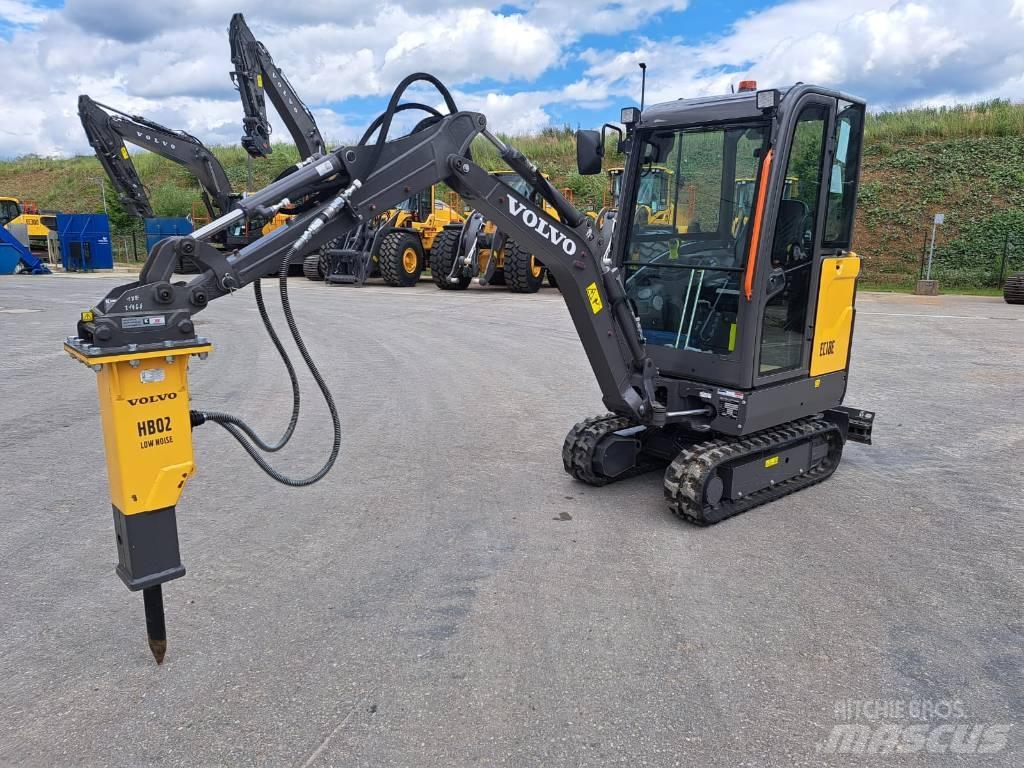 Volvo EC 18 E Mini bageri <7t