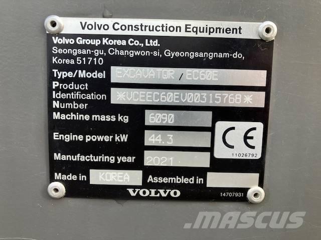 Volvo EC 60 E Bageri gusjeničari