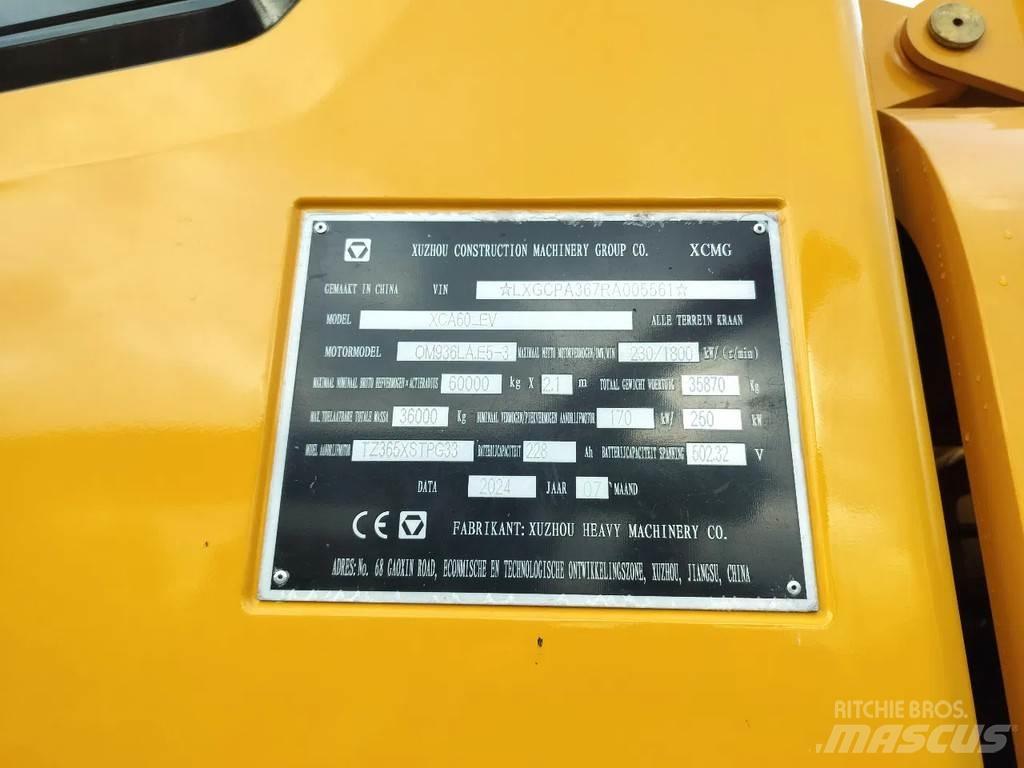 XCMG XCA60_EV Rabljene dizalice za težak teren