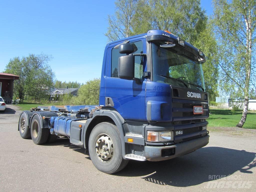 Scania P114 GB Demontažnii kamioni za podizanje kabela