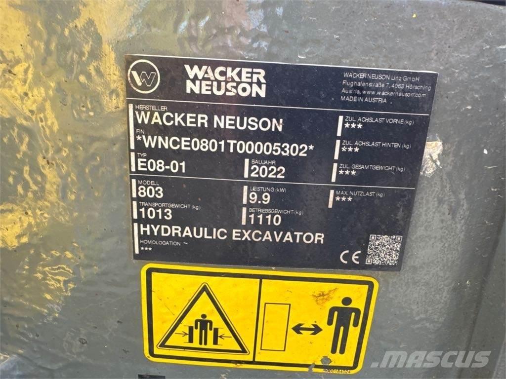 Wacker Neuson 803 Bageri gusjeničari