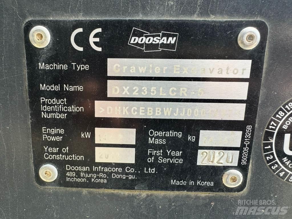 Doosan DX235LCR-5 Bageri gusjeničari