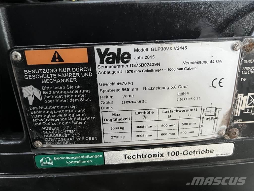 Yale GLP30VXV2445 Plinski viličari