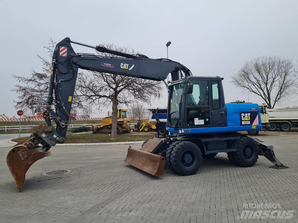 CAT M315D 2 buckets Bageri na kotačima