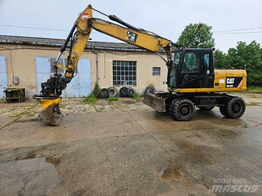 CAT M 316 D Bageri na kotačima