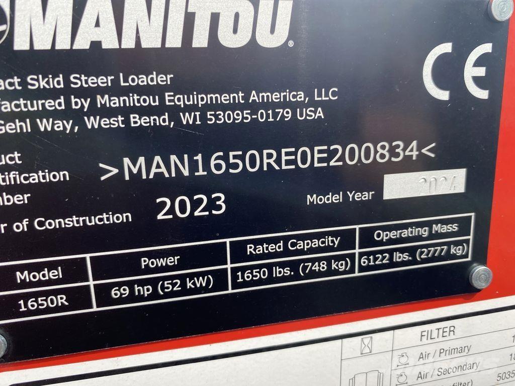 Manitou 1650R Skid steer mini utovarivači