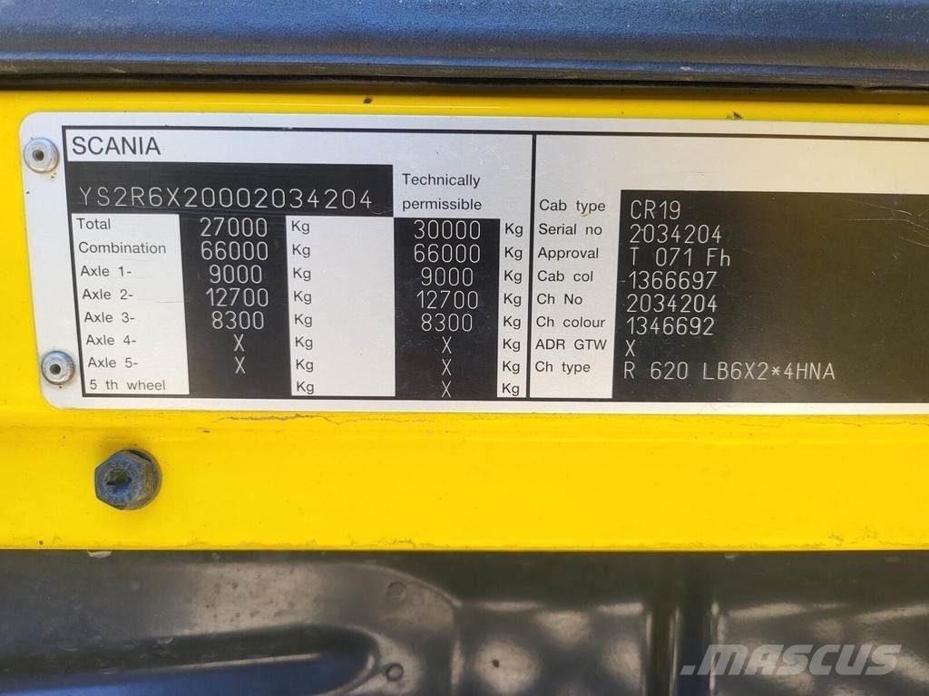 Scania R620 6X2*4 Kiper kamioni