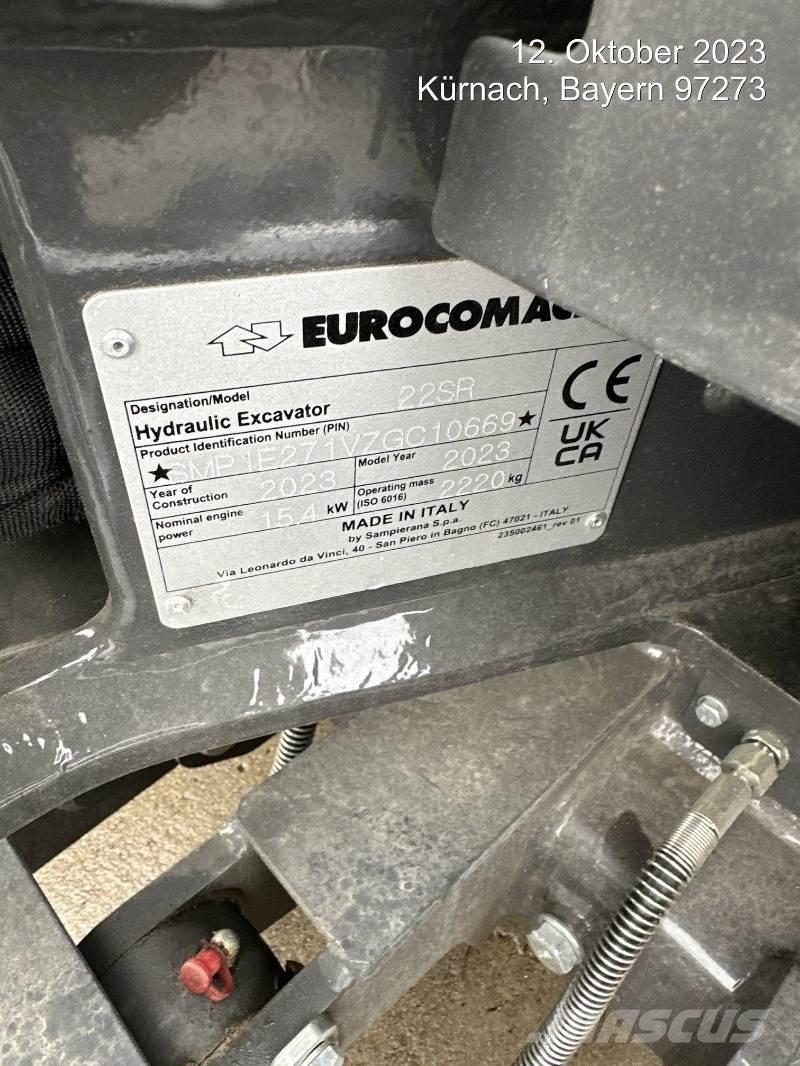 Eurocomach 22SR Mini bageri <7t