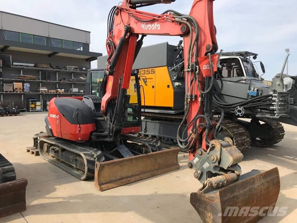 Kubota KX 080-4 Midi bageri 7t – 12t