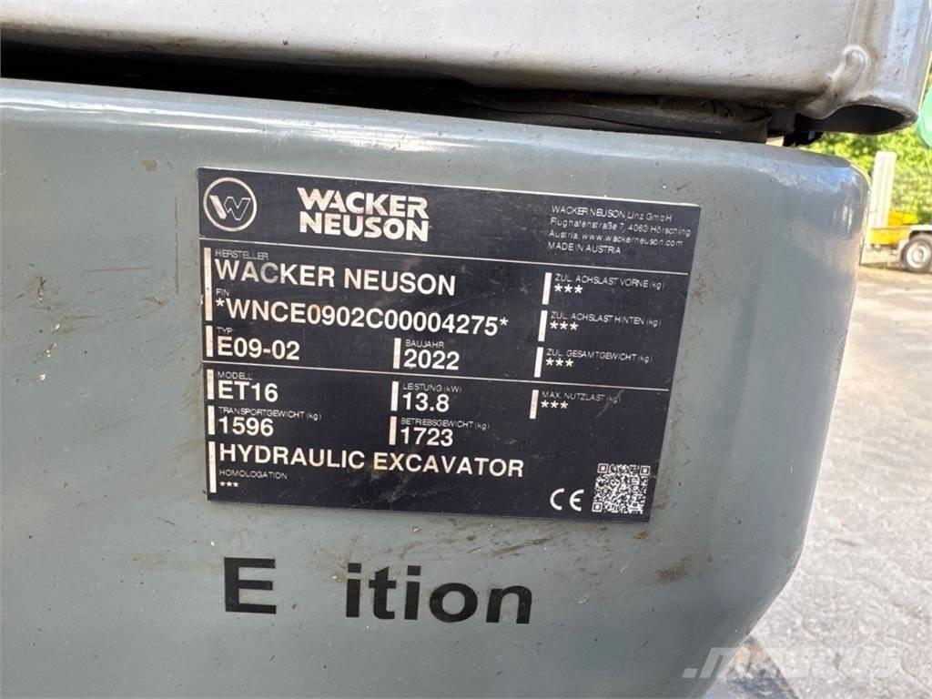 Wacker Neuson ET16 Bageri gusjeničari