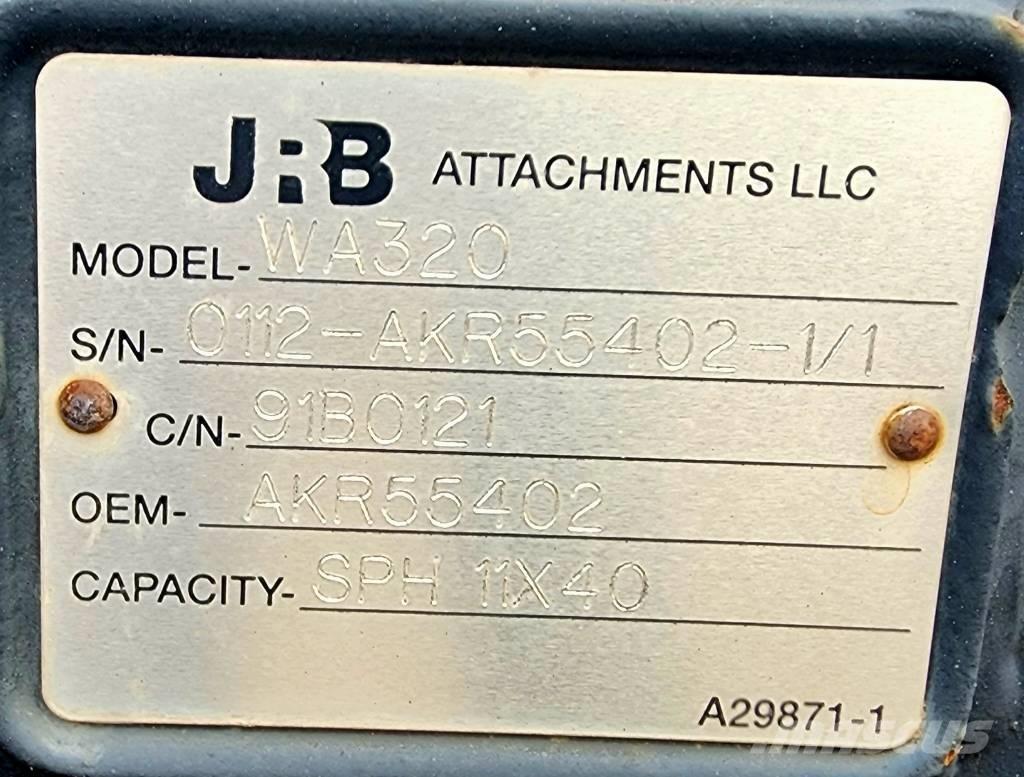 JRB Snow Plow WA320 Ostale komponente