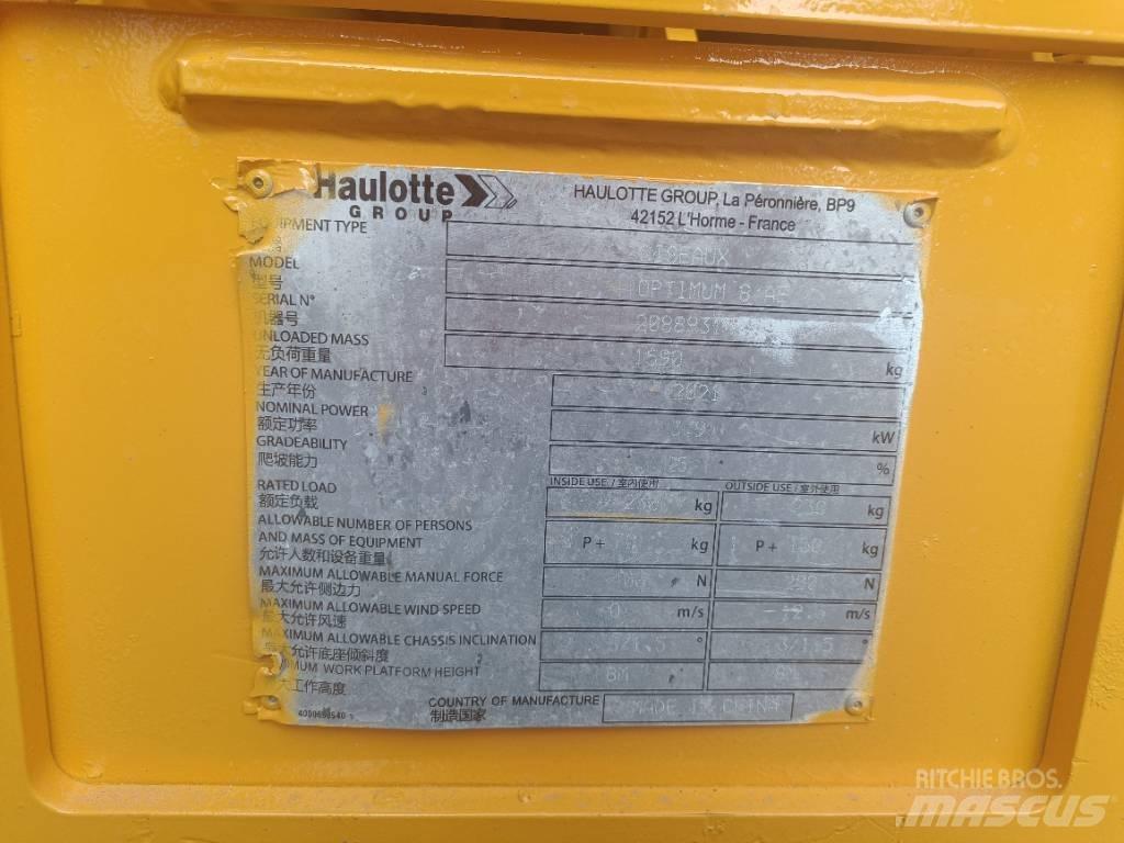 Haulotte OPTIMUM 8 Škaraste platforme