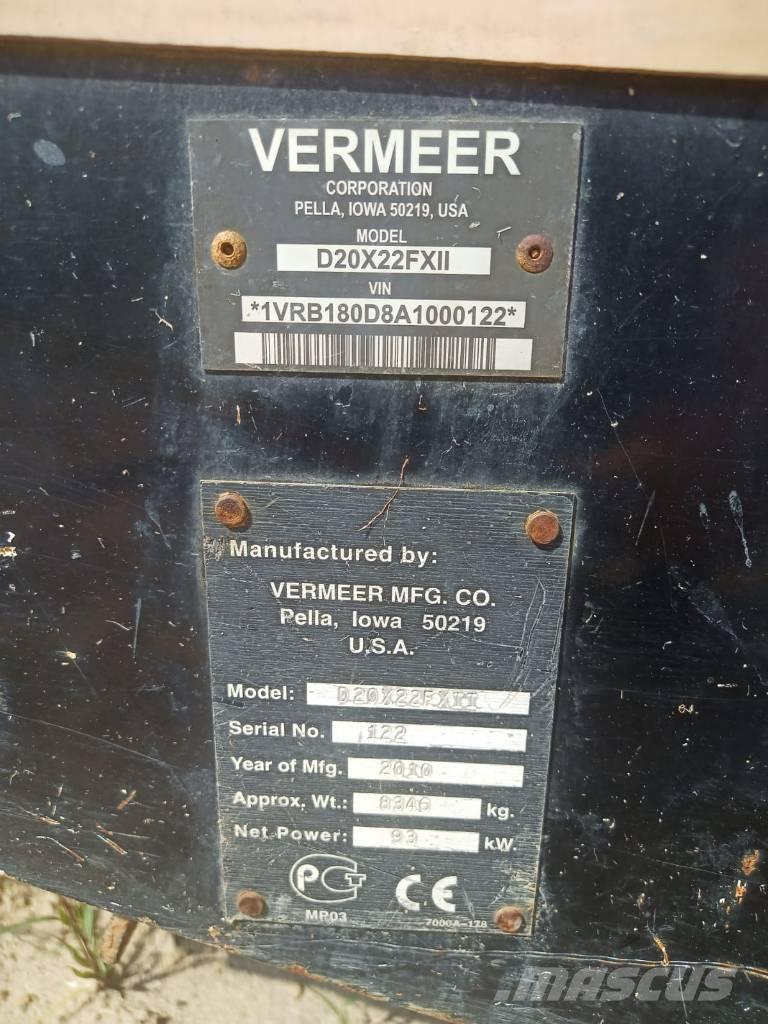 Vermeer 20x22SII Oprema za vodoravno usmjerenje bušenja