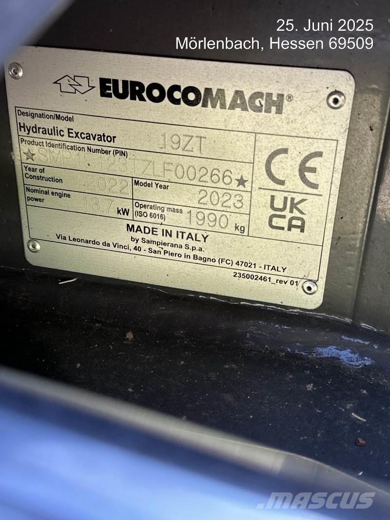 Eurocomach 19ZT Mini bageri <7t