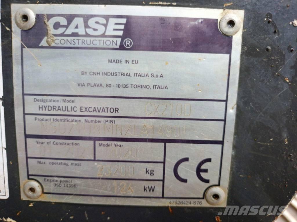 CASE CX 210 D Bageri gusjeničari