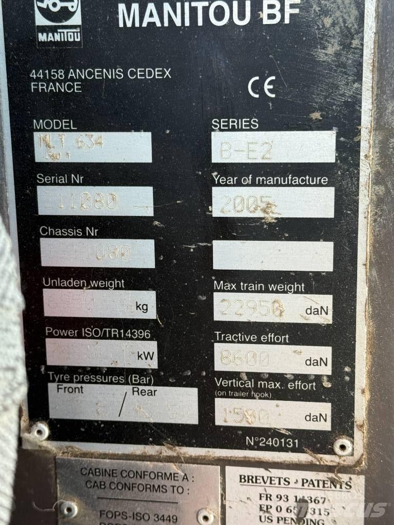 Manitou MLT 634-120 Teleskopski viličari