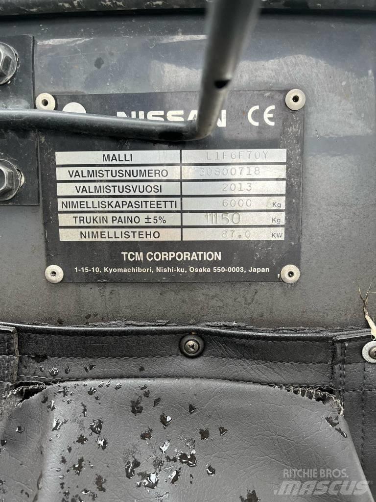 Nissan L1 F6 F70 Y Dizelski viličari