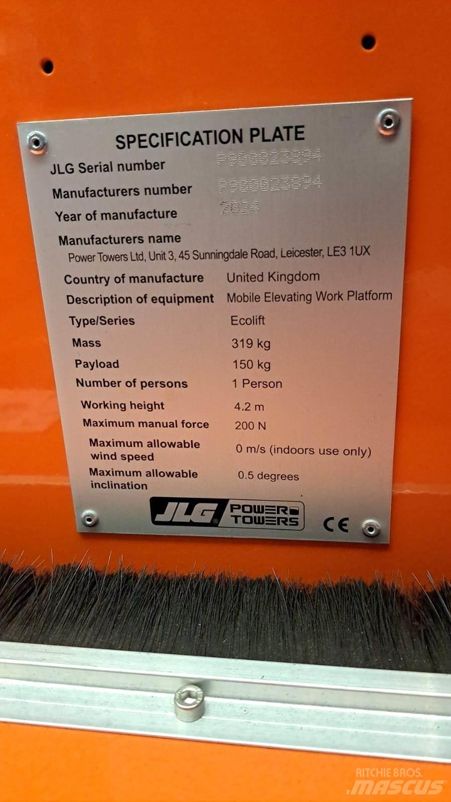 JLG Ecolift2.2 Ostali kranovi i platforme