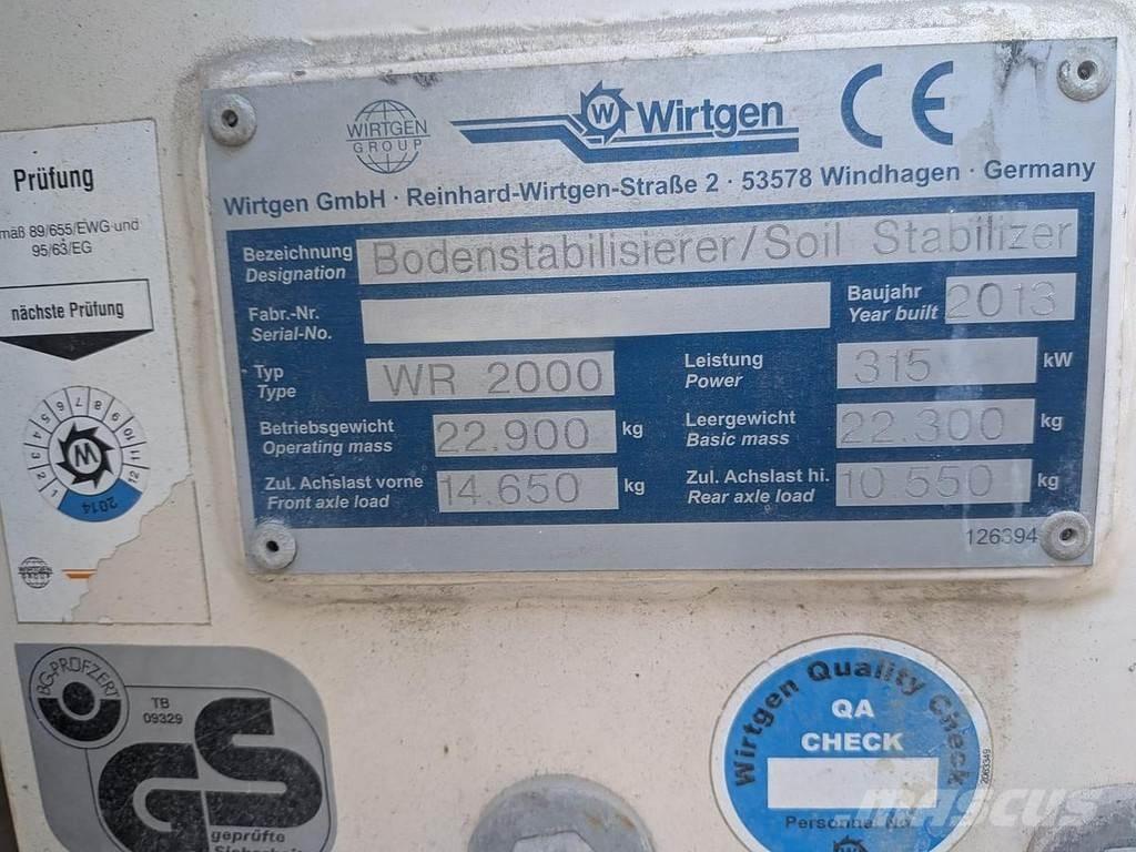 Wirtgen WR2000 Uređaji za recikliranje asfalta
