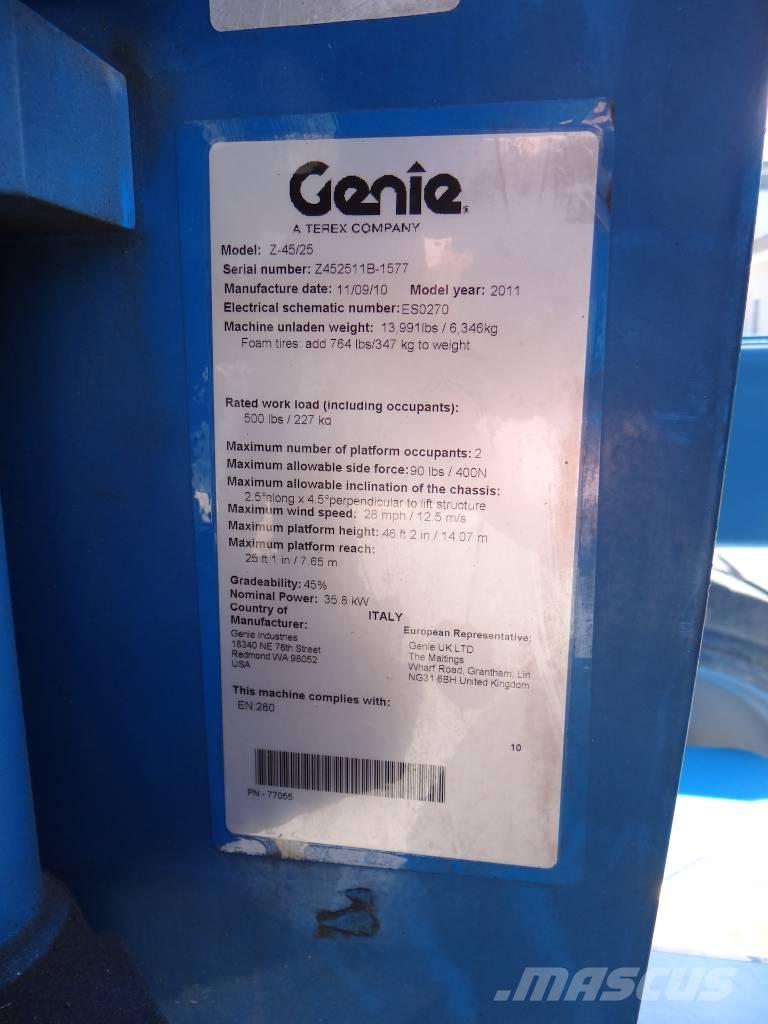 Genie Z 45/25 J RT Zglobne podizne platforme
