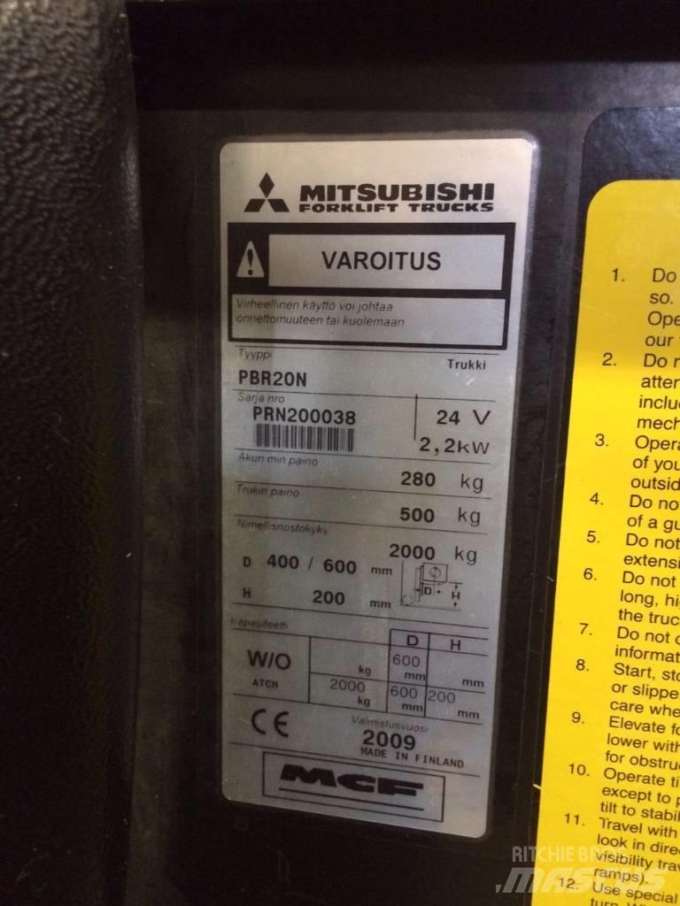 Mitsubishi PBR20N Nisko podizni električni viličar sa platformu