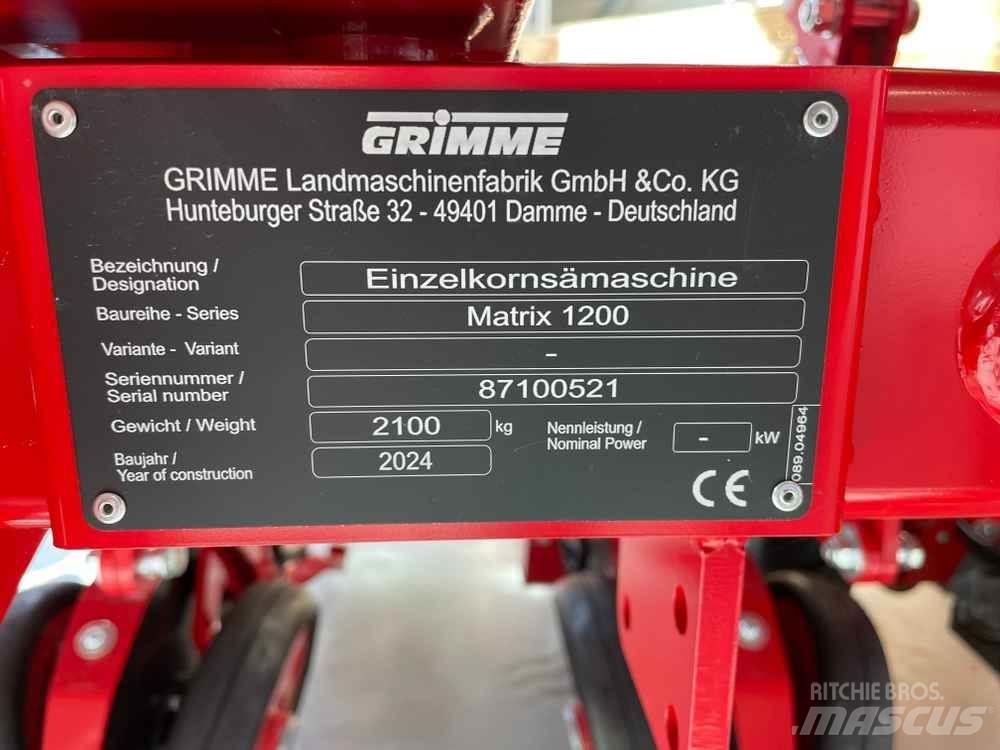 Grimme MATRIX 1200 Ostali poljoprivredni strojevi