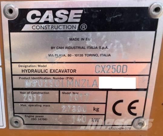 CASE CX250D Bageri gusjeničari