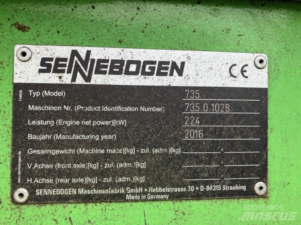 Sennebogen 735E Bageri za manipuliranje materijalom / otpadom