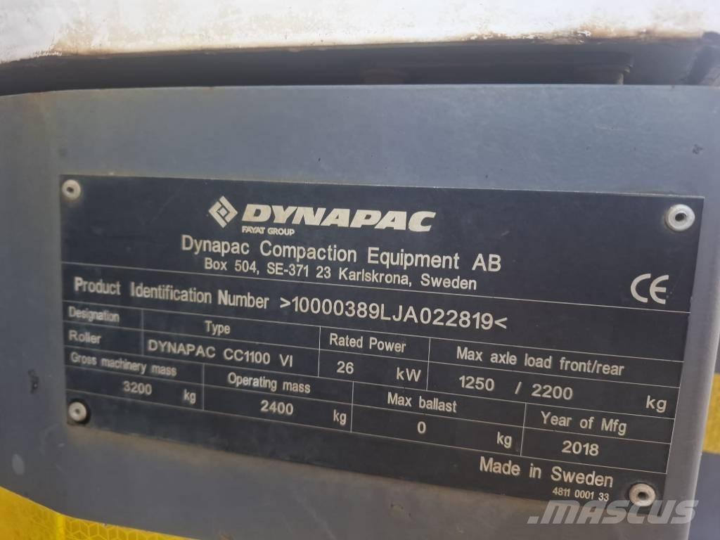 Dynapac CC 1100 VI Valjci sa dvojnim bubnjem