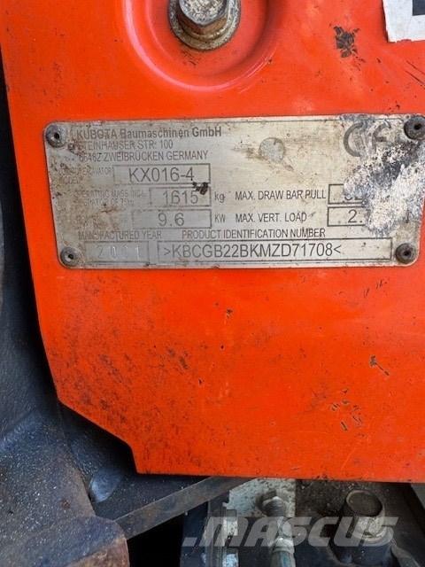 Kubota KX 016-4 Mini bageri <7t