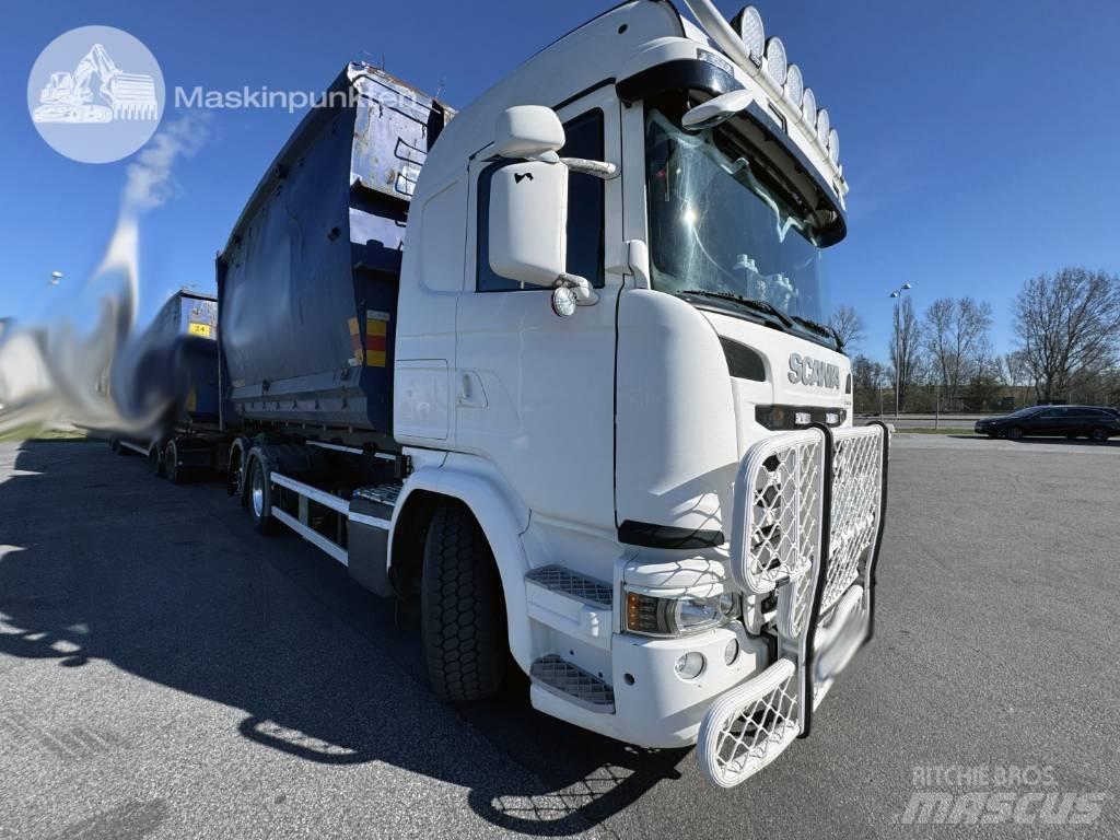 Scania G 490 Rol kiper kamioni s kukama za dizanje