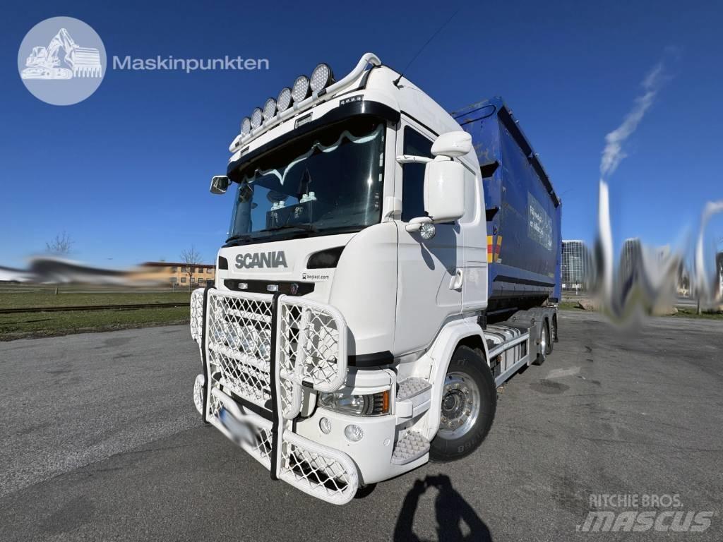 Scania G 490 Rol kiper kamioni s kukama za dizanje