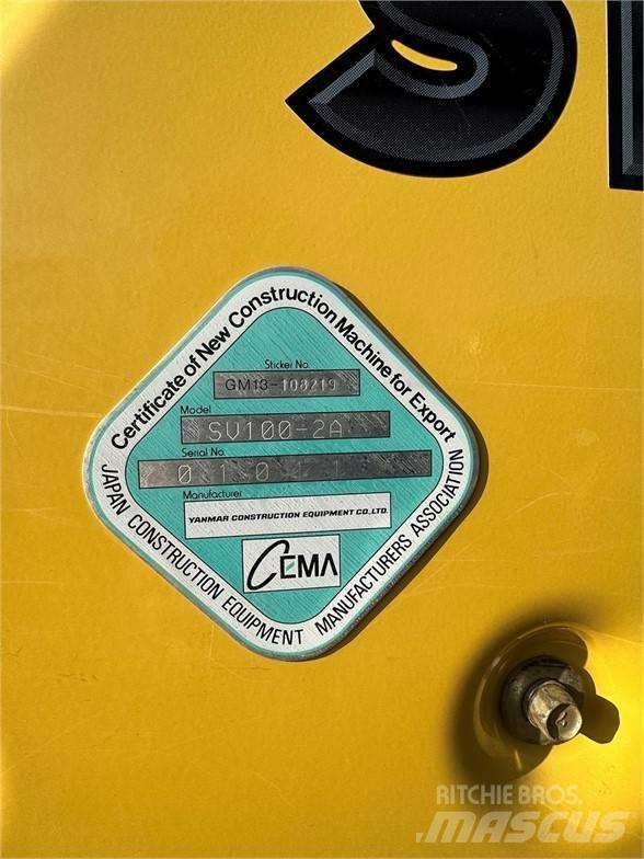 Yanmar SV100 Bageri gusjeničari