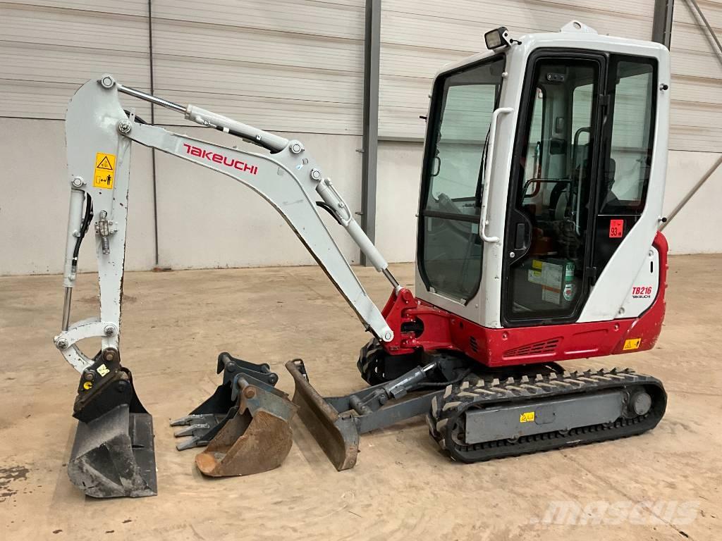 Takeuchi TB 216 Mini bageri <7t