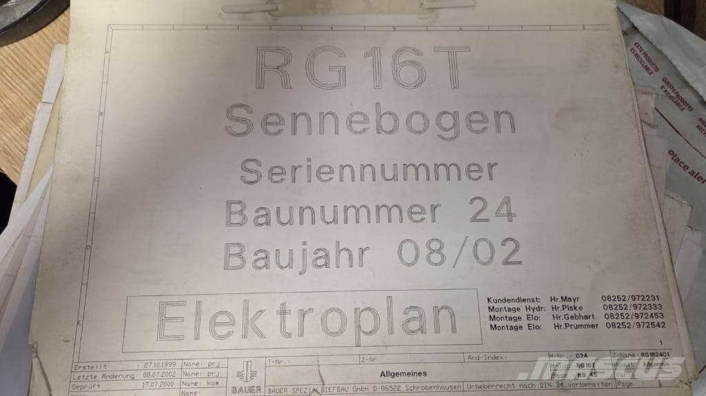 Bauer RTG 16T Vibracijoni zabijači stupova