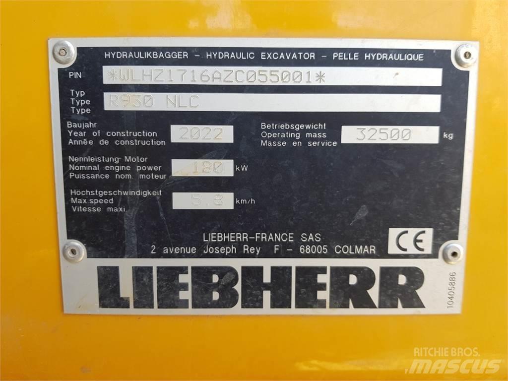Liebherr R930 Bageri gusjeničari