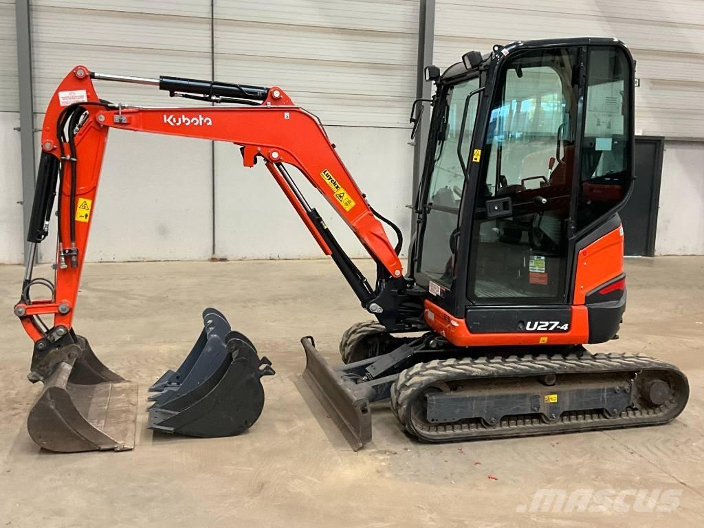 Kubota U 27-4 HI Mini bageri <7t