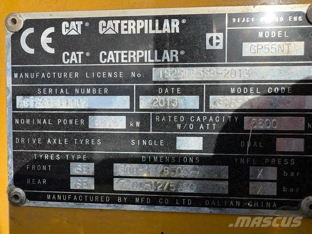 CAT GP55NT Plinski viličari