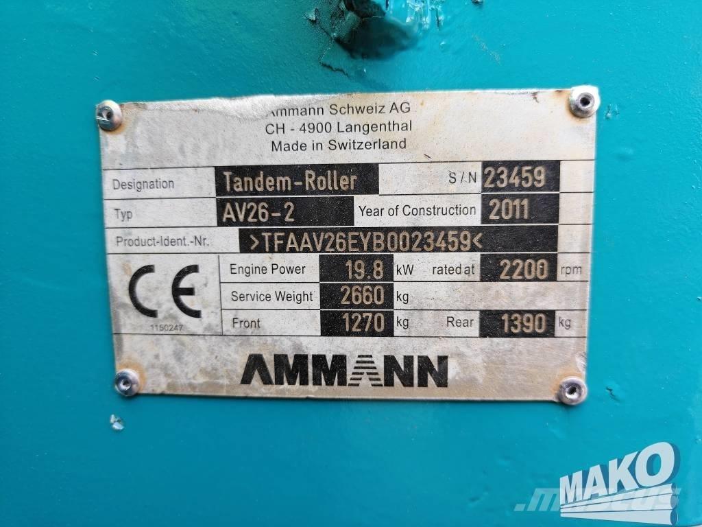 Ammann AV 26-2 Valjci sa dvojnim bubnjem