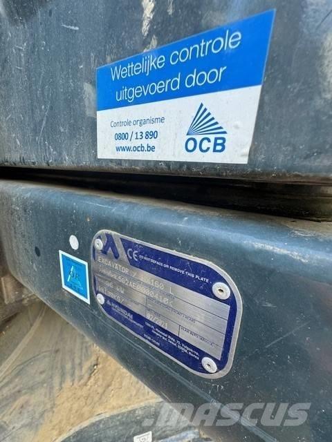 Hyundai HX 160 Bageri gusjeničari