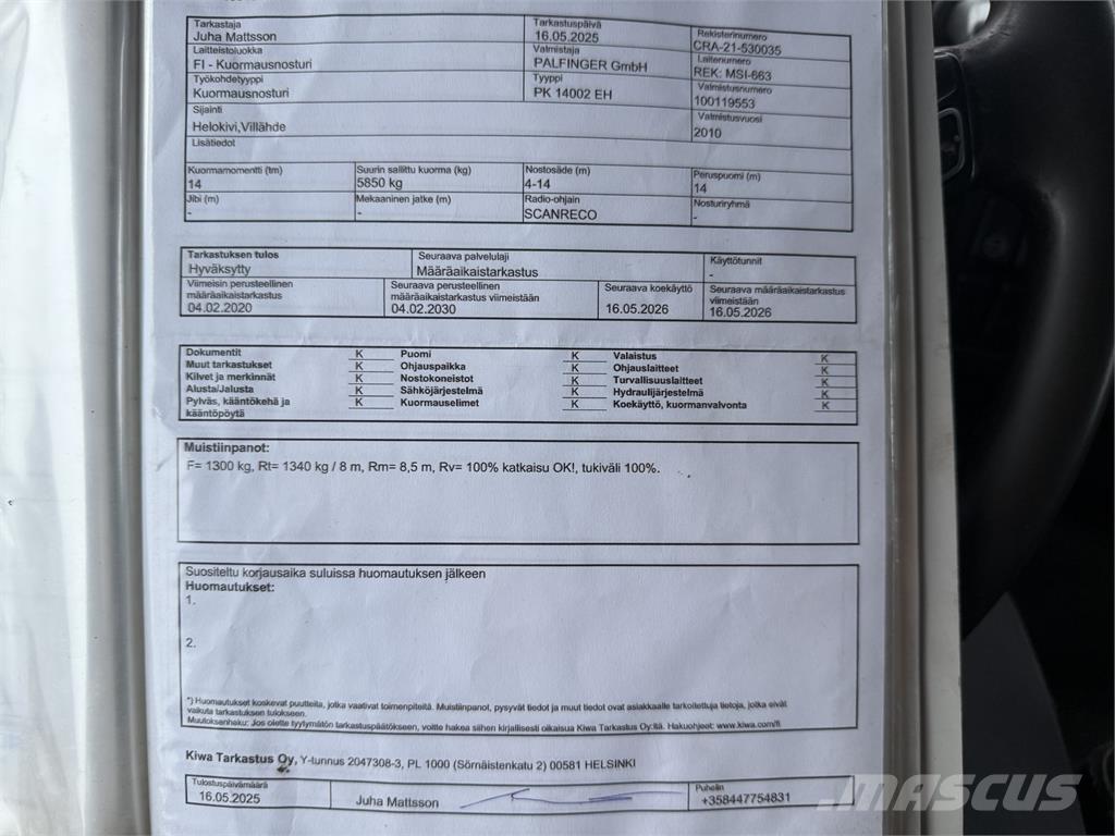 Volvo FH13 6X2 Kamioni sa kranom
