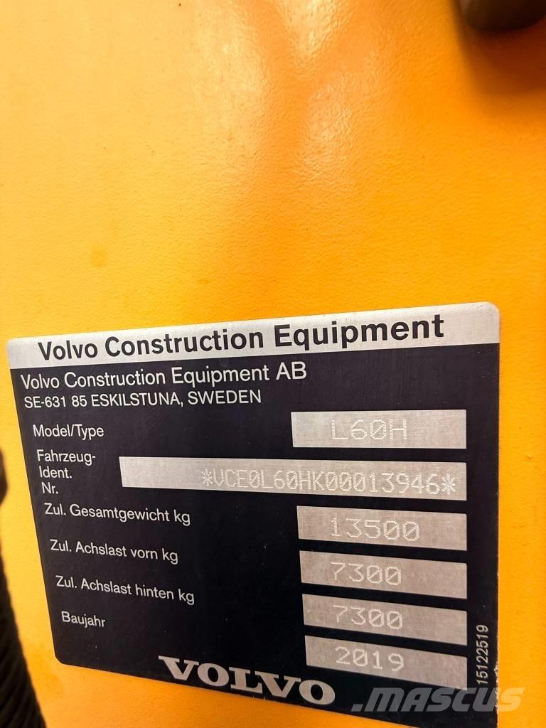 Volvo L 60 H Utovarivači na kotačima