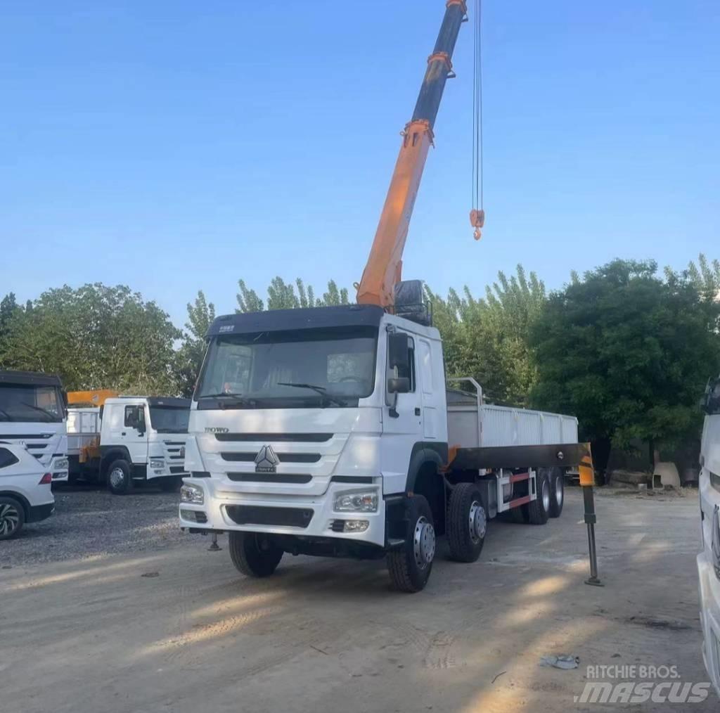 Howo 371 375 Rol kiper kamioni s kukama za dizanje