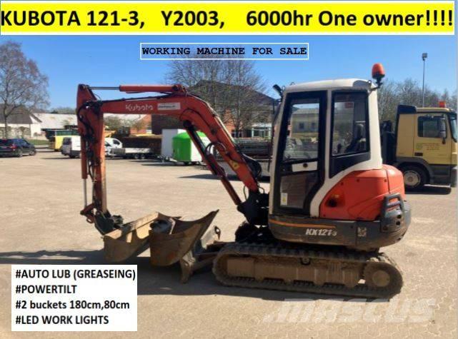 Kubota KX121-3 Mini bageri <7t