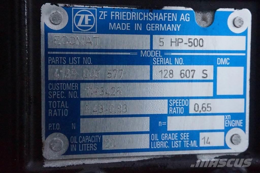 ZF 5 HP-500 Mjenjači