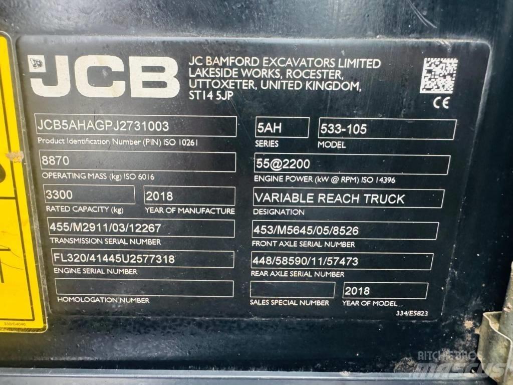 JCB 533-105 Teleskopski viličari