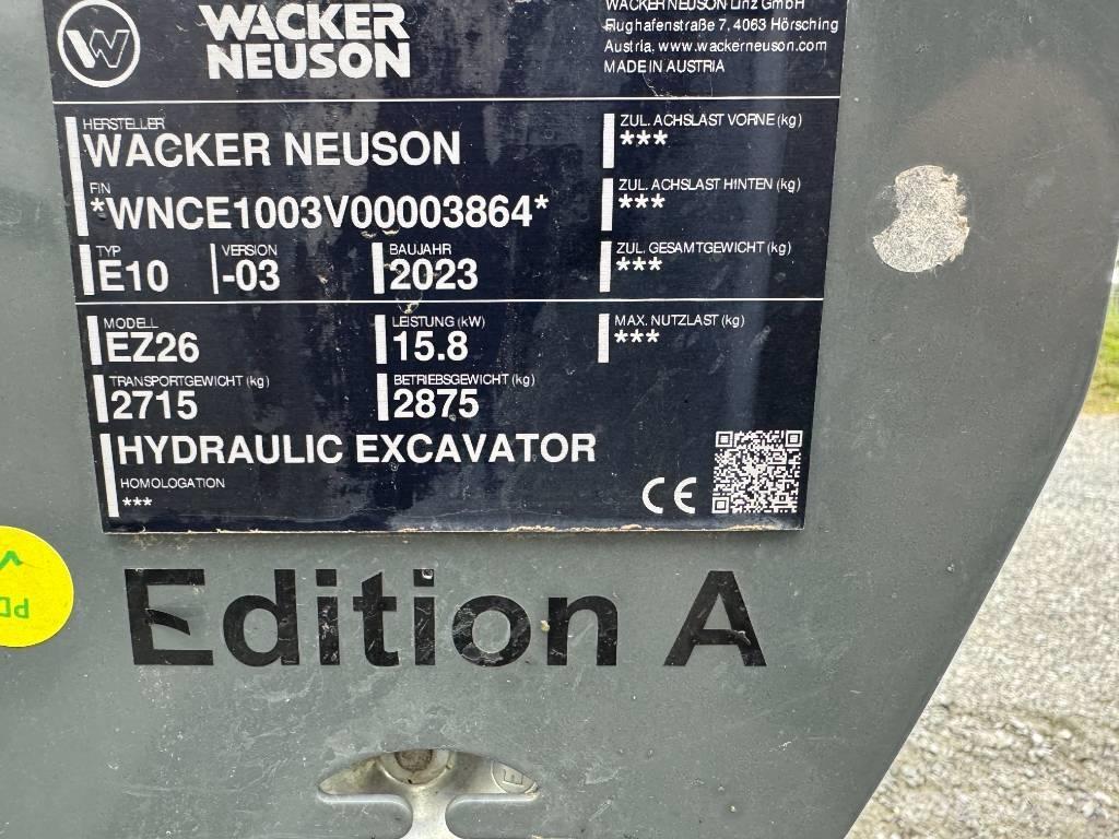 Wacker Neuson EZ26 Bageri gusjeničari