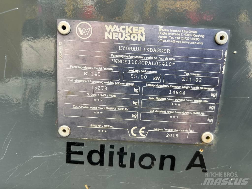 Wacker Neuson ET 145 Bageri gusjeničari